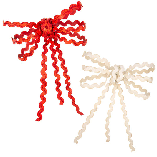 Ric Rac Bows - 2 Colors