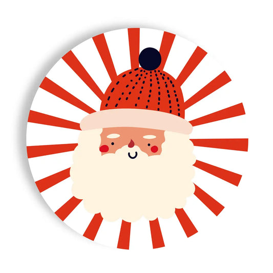 Santa Claus Paper Plates
