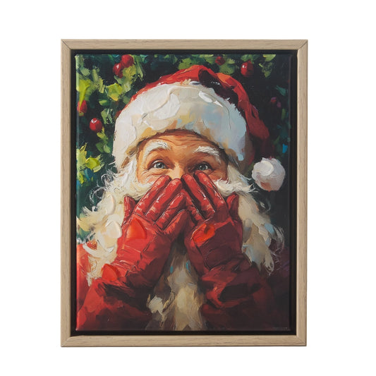 Santa Secret Wall Art