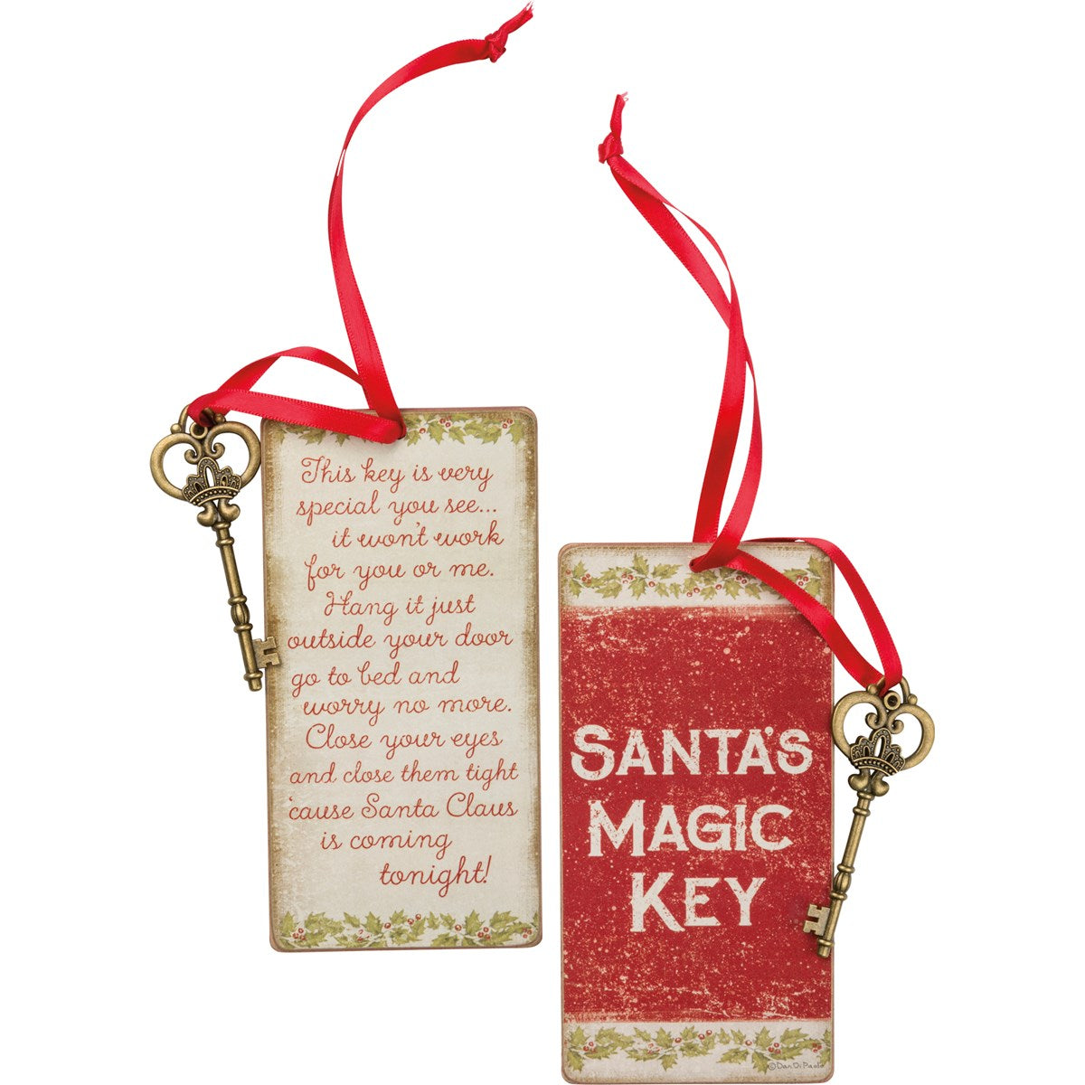 Vintage Santa's Magic Key