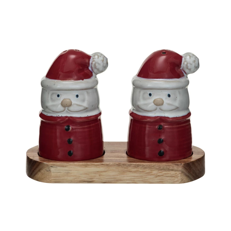 Santa Salt & Pepper Shakers Set