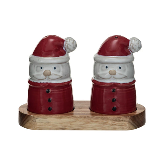 Santa Salt & Pepper Shakers Set