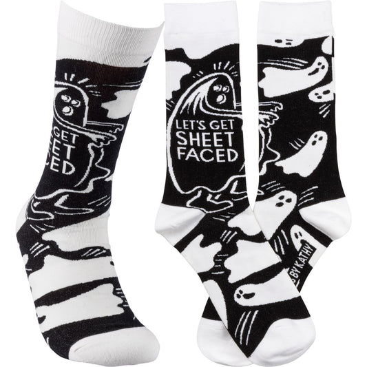 Let Get Sheet Faced Socks