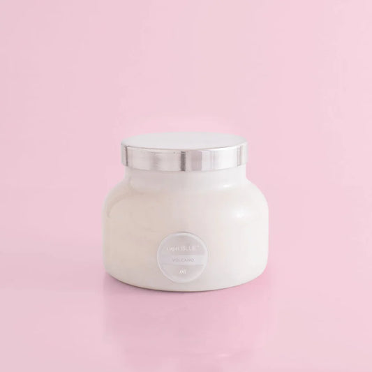Volcano White Jar - 19 oz