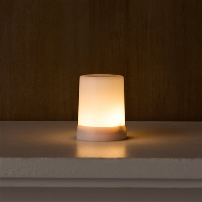LED Flame Candle - White