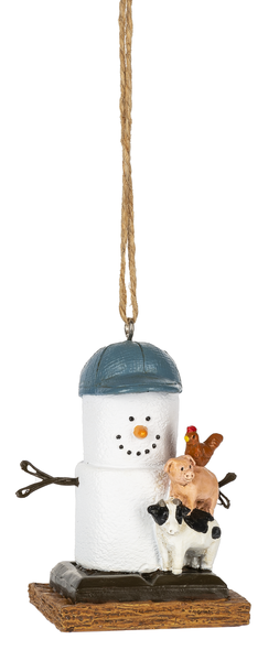 Smore Farmer Ornament