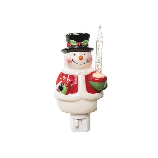 Snowman Bubble Light