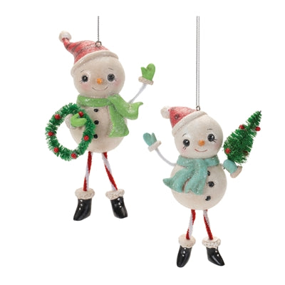 Snowman Ornament - 2 Styles