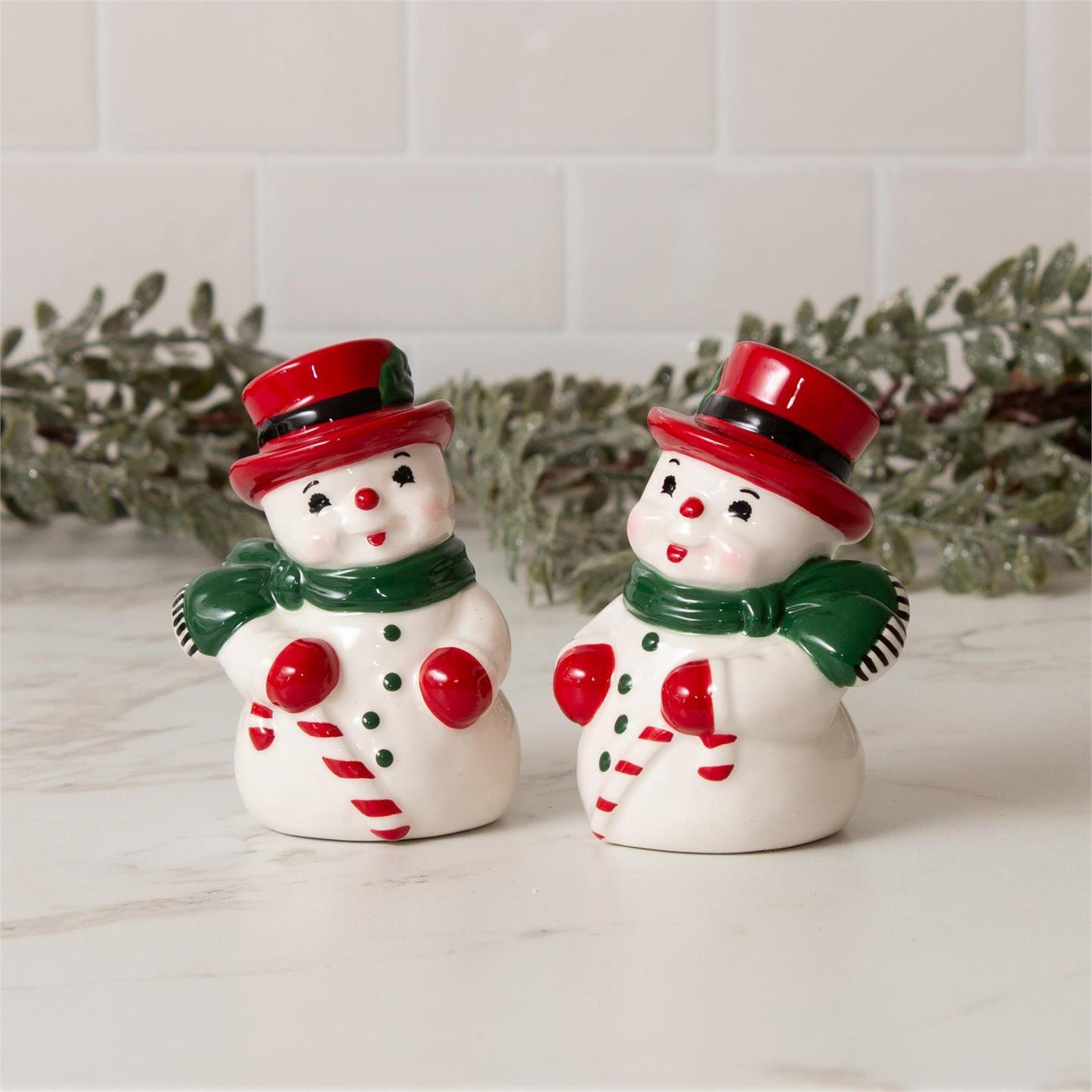 Snowman Salt & Pepper Shakers