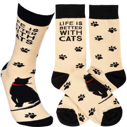 Socks - Life is Better With a Cat