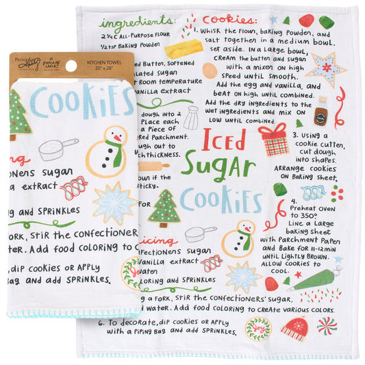 Iced Sugar Cookies Kitchen Towel
