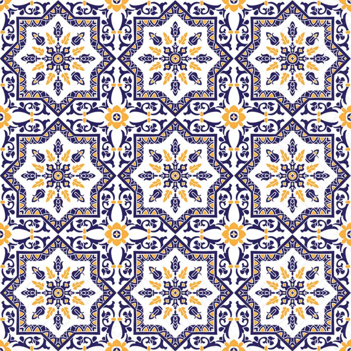 Paper Lunch Napkins - Gorgeous Tiles