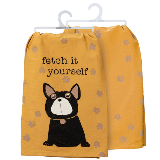 Kitchen Towel - Dog, Fetch It Yourself
