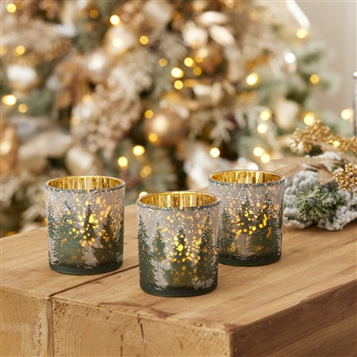 Tree Votive - Set of 3
