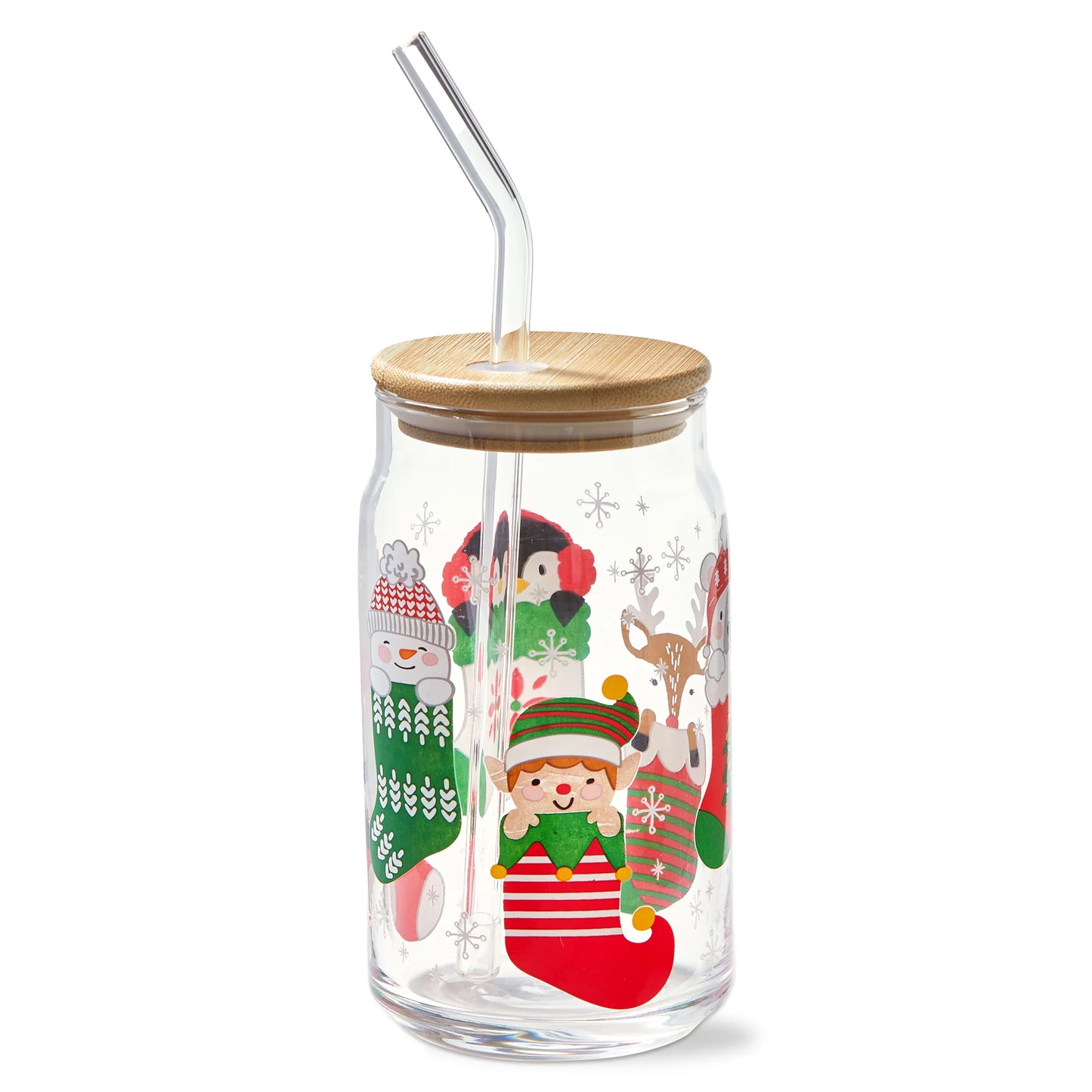 Holiday Cheer Tumbler with Straw & Lid