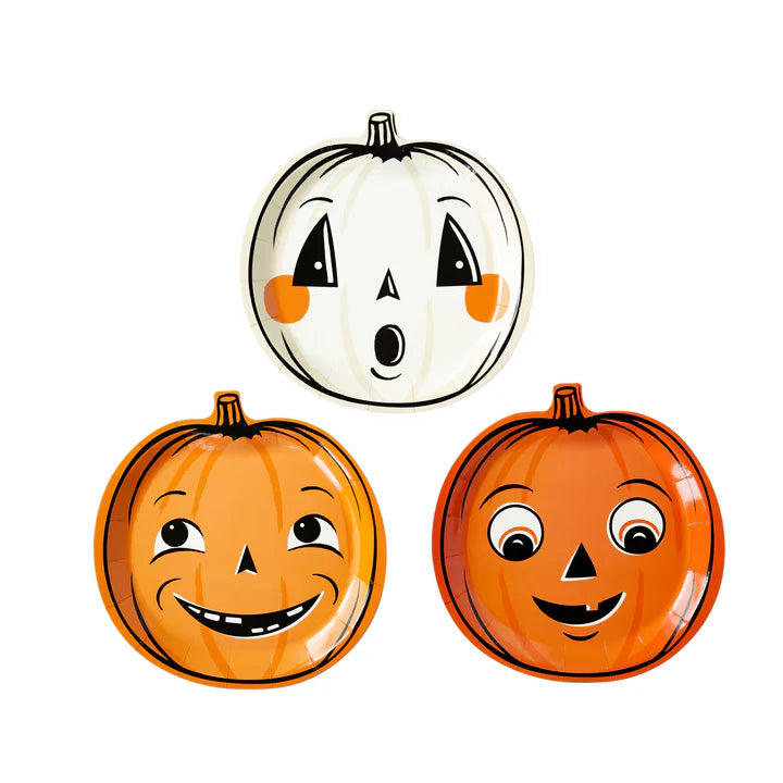 Vintage Pumpkin Paper Plates