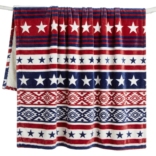Wrangler Western Sky Plush Throw