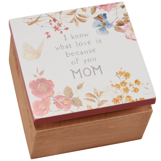 Because of You Mom Hinged Box