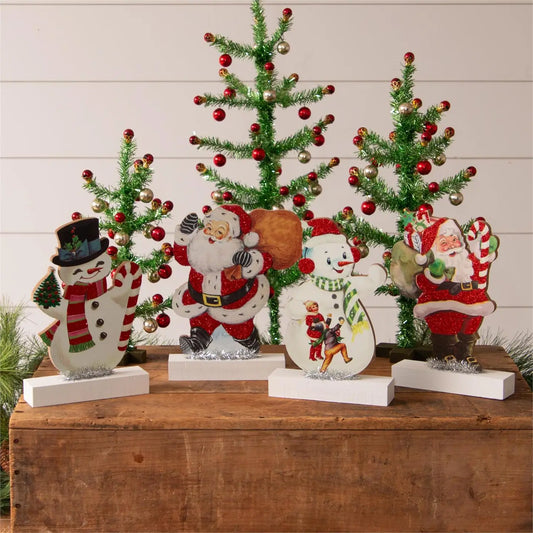 Vintage Christmas Cut Outs- 4 Styles