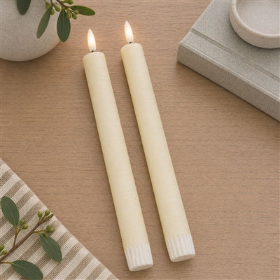 FIA Wick Ivory Taper Candle