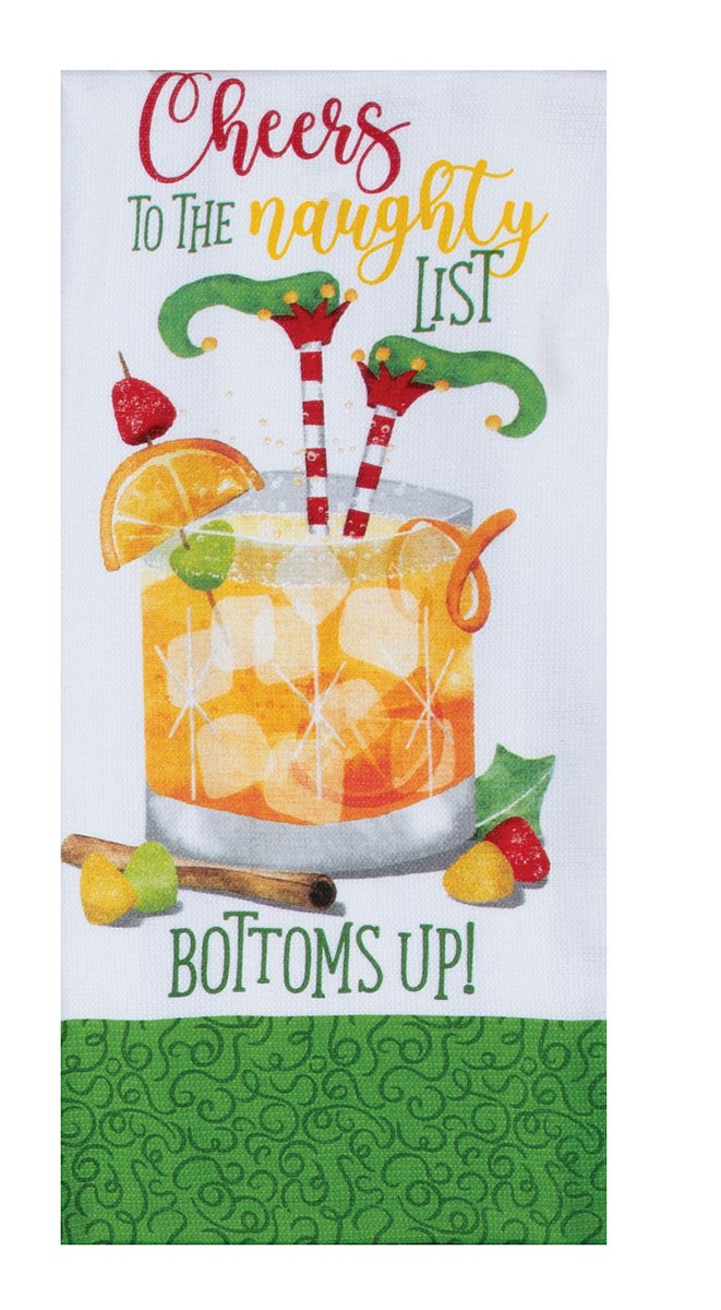 Holiday Cheer Naughty Elf Dual Purpose Towel
