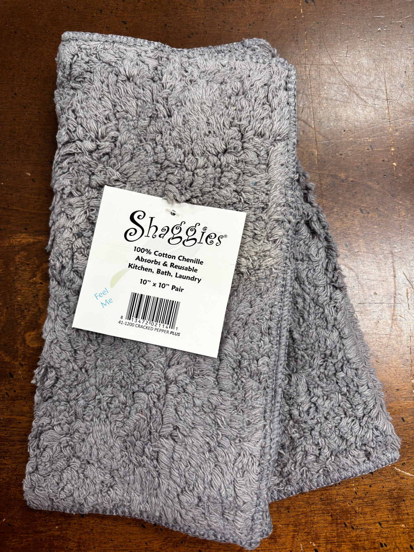 Shaggie Towel - Cracked Pepper