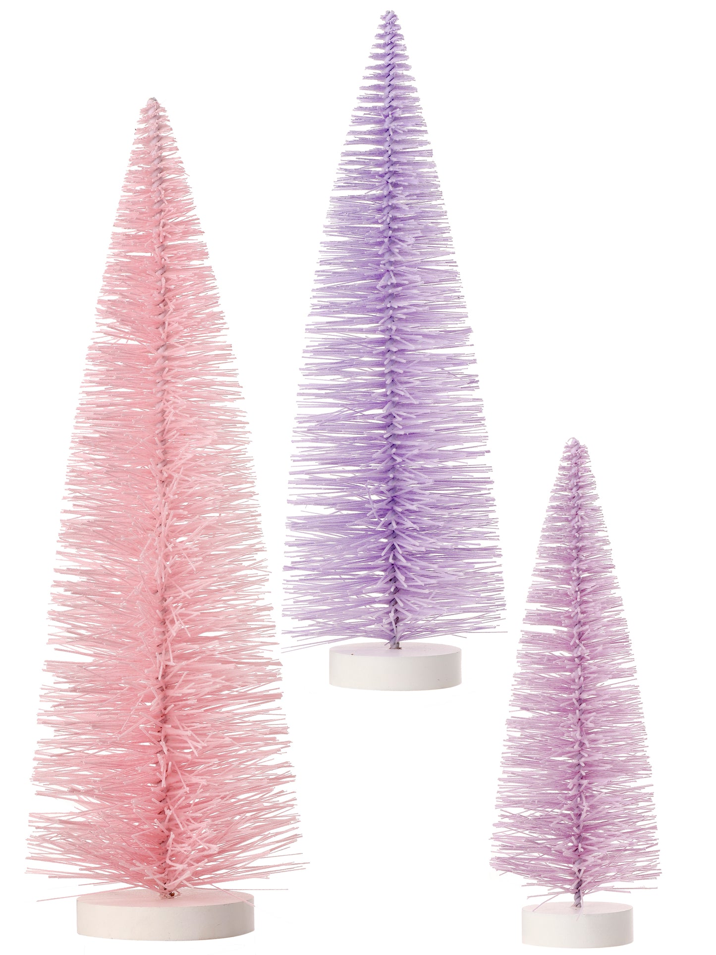 Bottle Brush Easter Trees - 3 sizes and colors