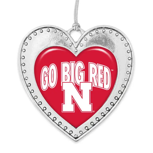 Nebraska Heart Ornament