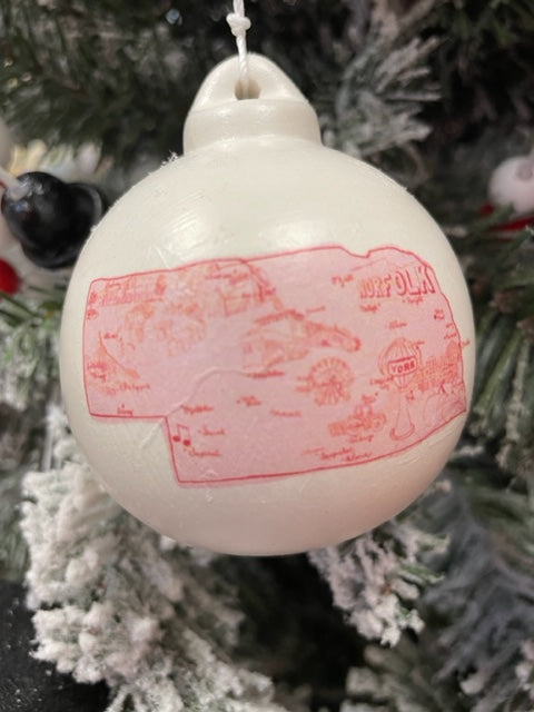 Nebraska Ornament