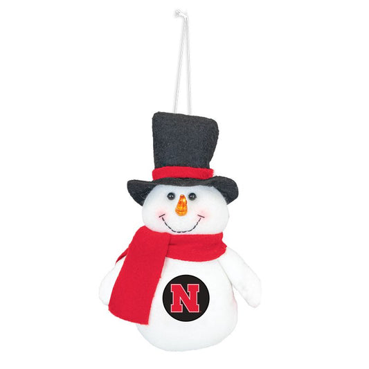 Nebraska Snowman Ornament