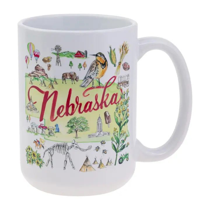 Nebraska State Mug