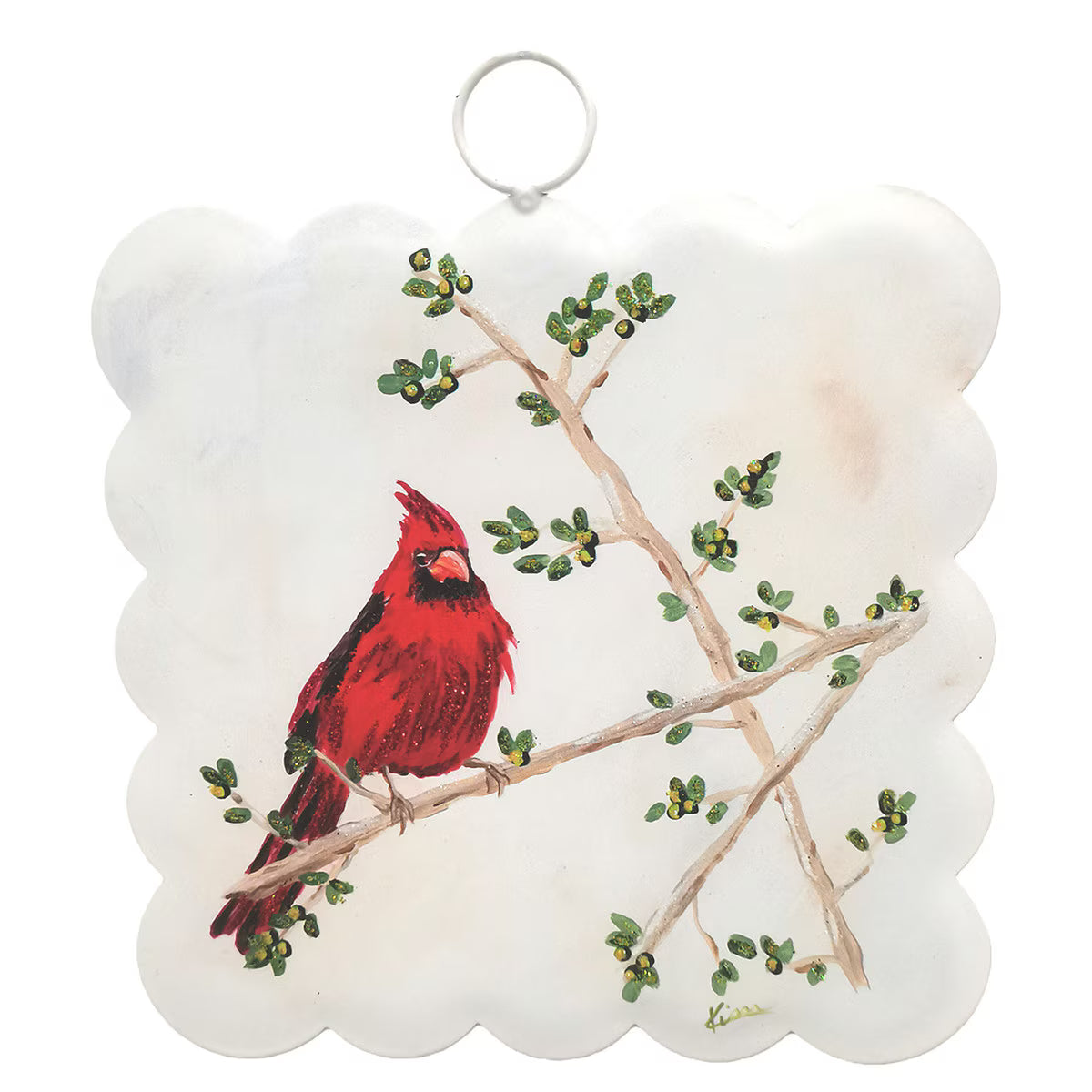Mini Gallery Scallop Solitary Cardinal
