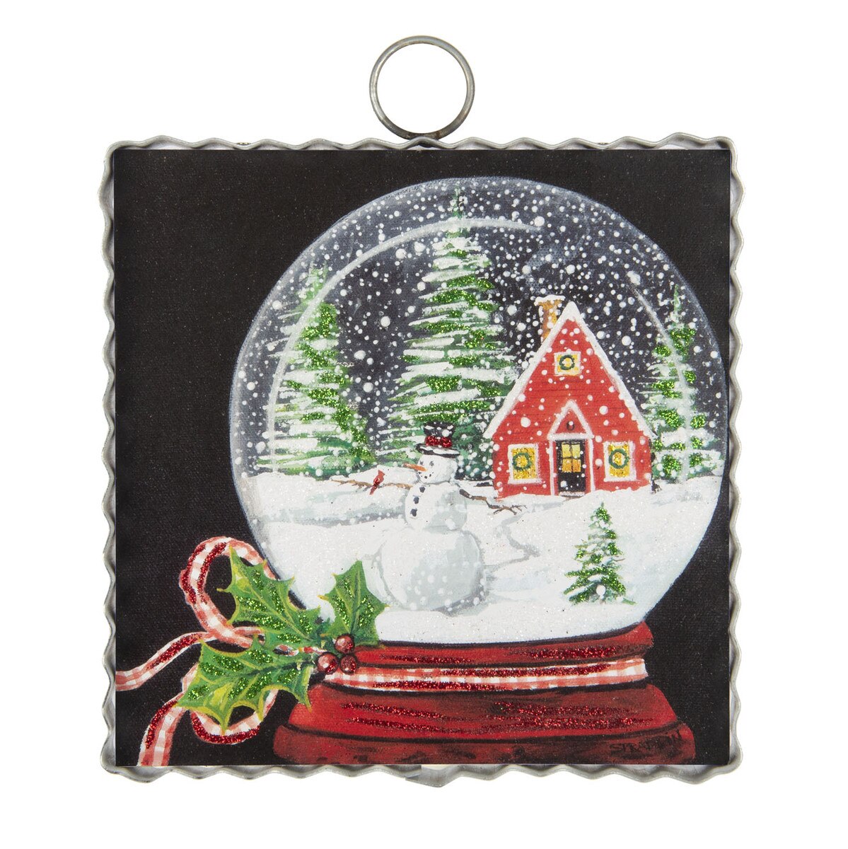 Mini Art Gallery Snow Globe