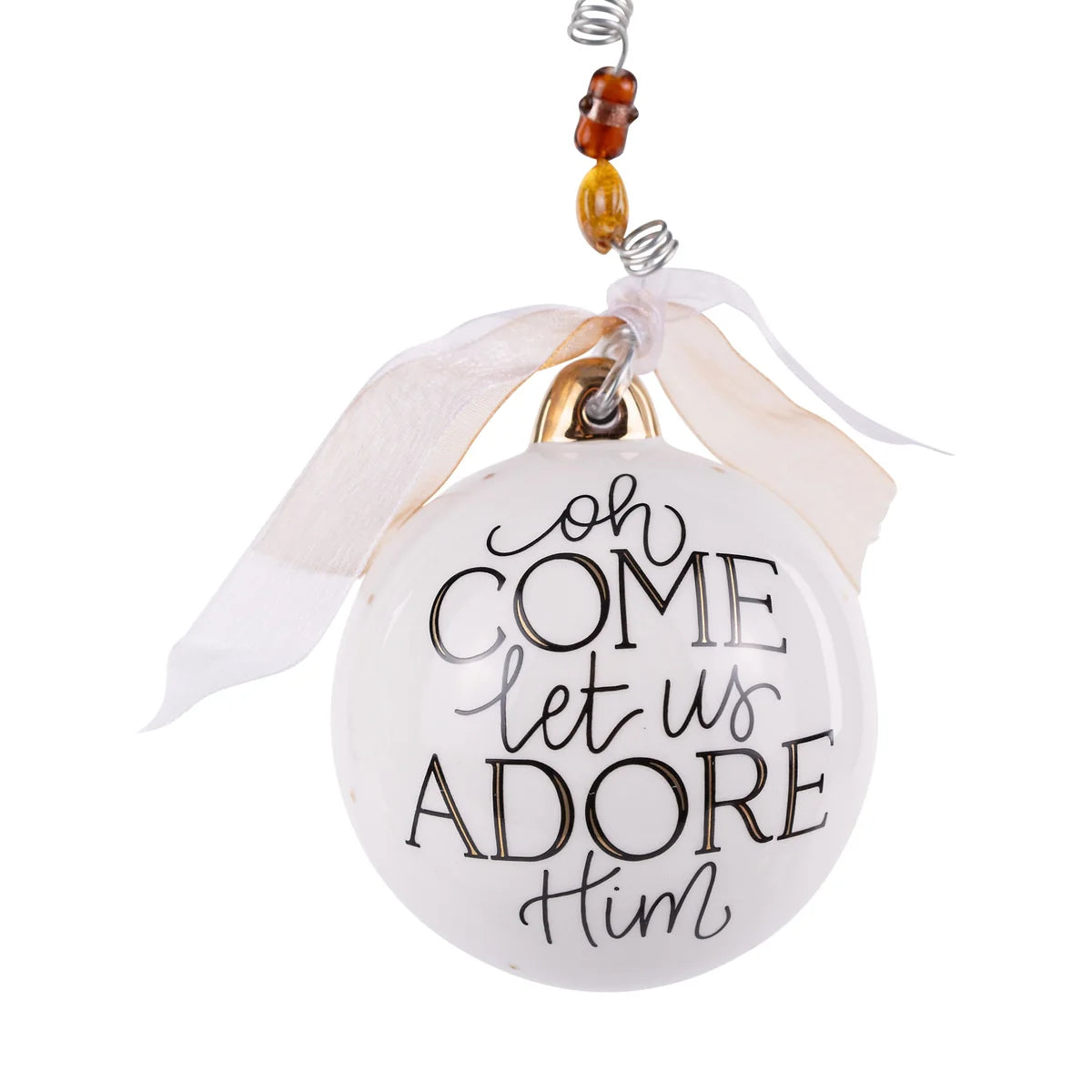 Adore Him Nativity Ornament