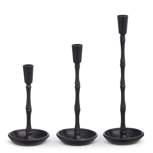 Black Candle Sticks - 3 sizes