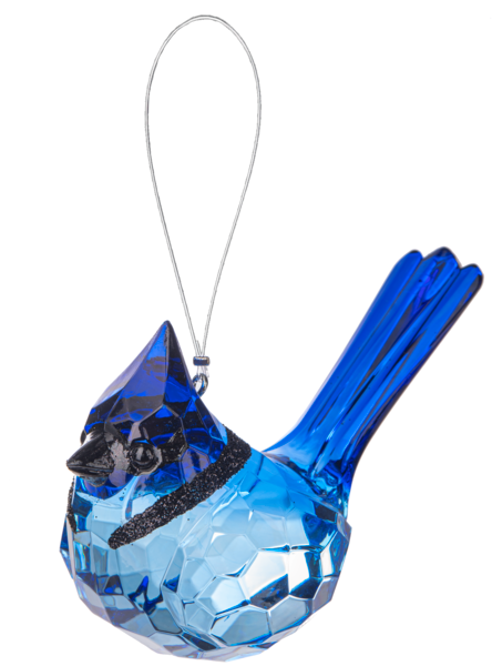 Elegant Bluejay Ornament