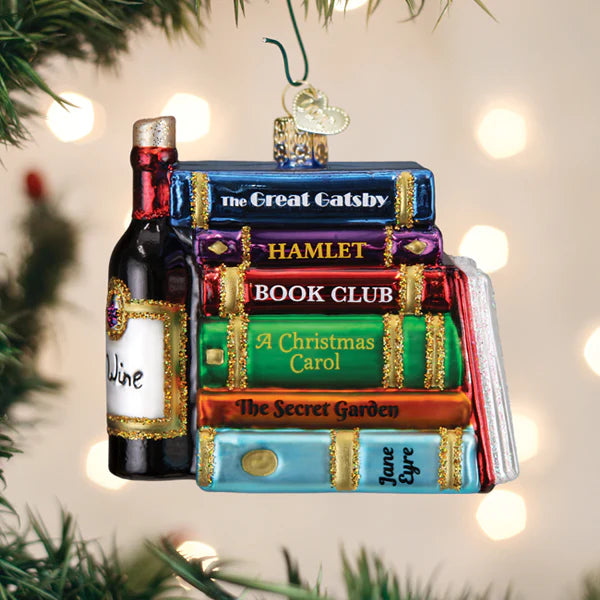 Book Club Ornament