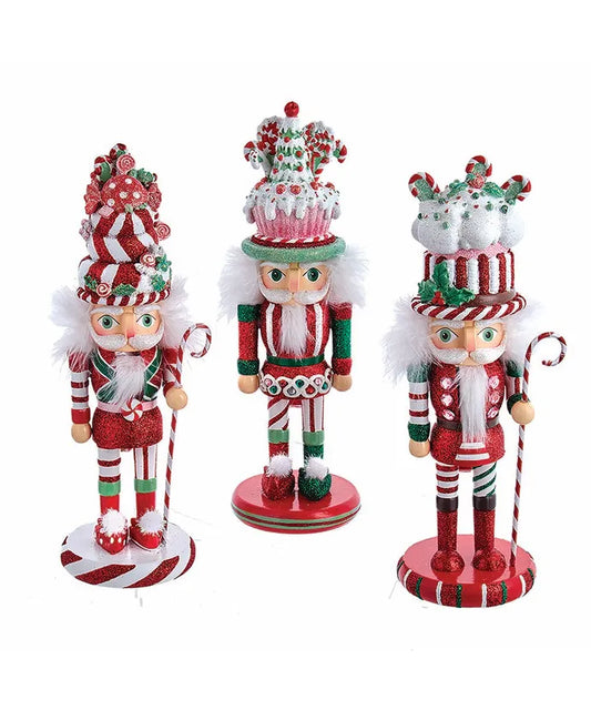 Candy & Cake Nutcrackers - 3 styles