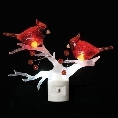 Cardinal on Branch Night Light