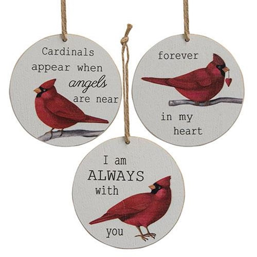 Cardinal Ornaments