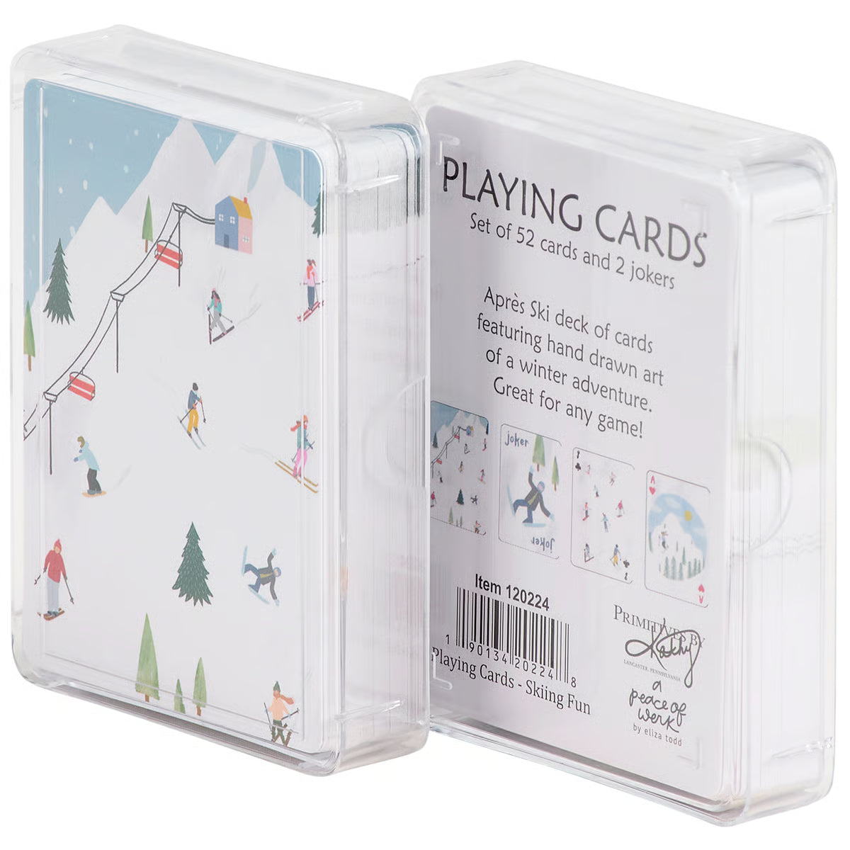 Playing Cards - Skiing Fun
