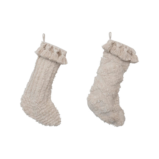 Cotton Cream Stockings - 2 Styles