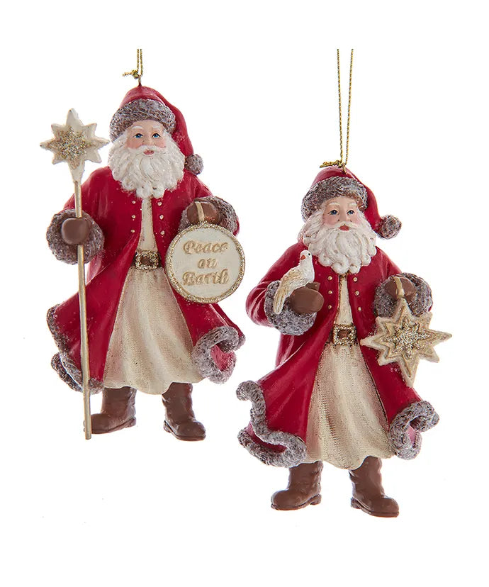 Santa Ornaments