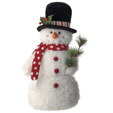 Fluffy Fleece Snowman