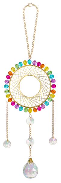 Woven Rainbow Dreamcatcher