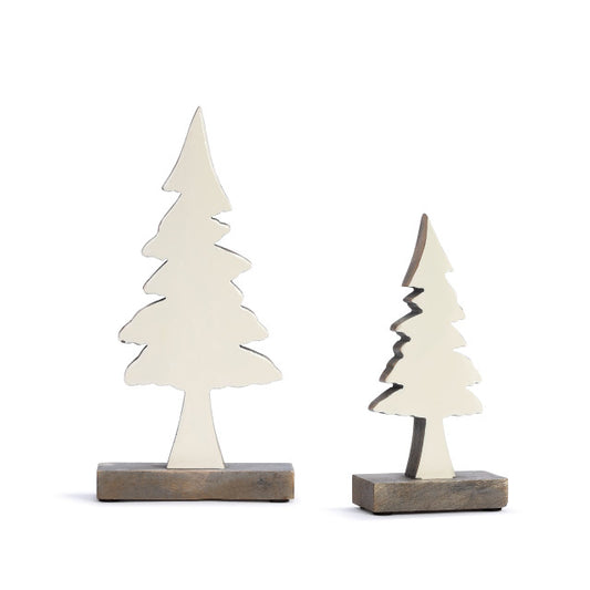 Enameled Wood Trees - 2 sizes