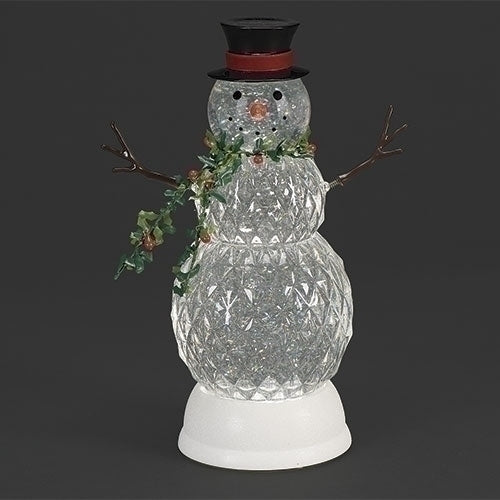 LED Swirl Snowman