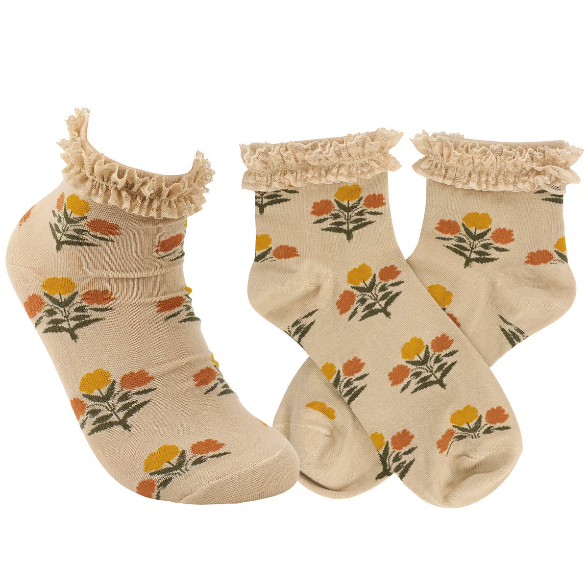 Fall Folk Socks
