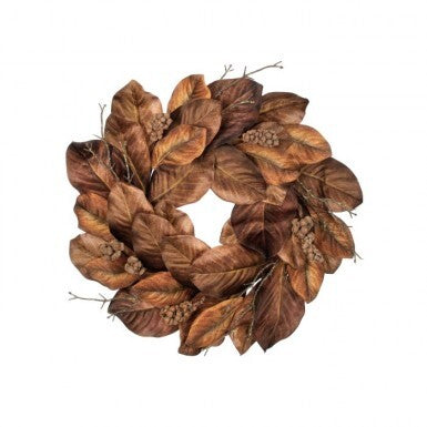 Harvest Magnolia Wreath