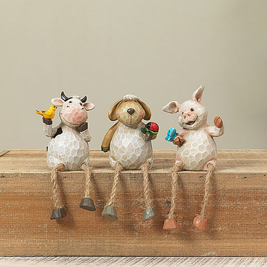 Farm Animal Shelf Sitters - 3 styles